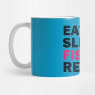 Eat Sleep Fish Repeat - Fish Lovers Gift Mug